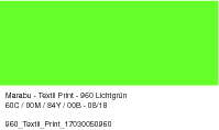 Barva na textil Marabu Textil Print 100ml: 960 Zelená sv. - Textil print (100ml)