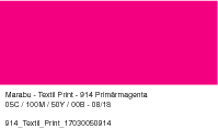 Barva na textil Marabu Textil Print 100ml: 914 Purpurová - Textil print (100ml)