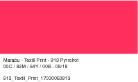 Barva na textil Marabu Textil Print 100ml: 913 Červená - Textil Print (100ml)