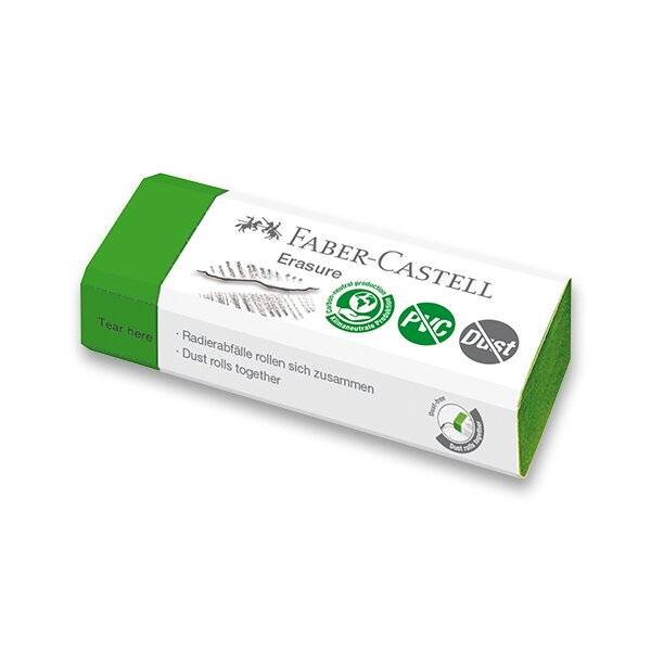 Pryž Faber-Castell PVC Free/Dust-Free - zelená