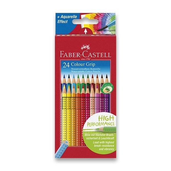 Pastelky Colour Grip Faber-Castell 24ks
