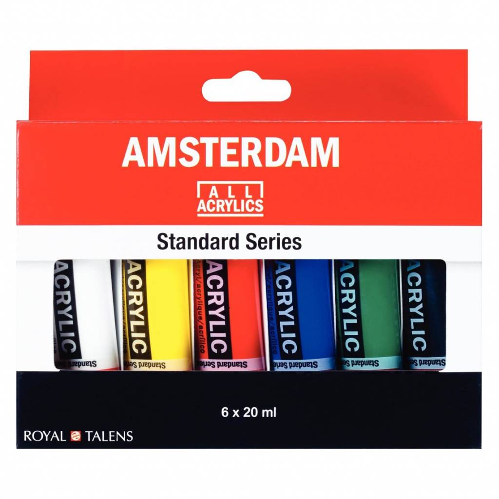 Akrylové barvy Amsterdam 6x20ml