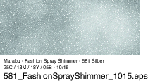 Barva ve spreji na tmavý textil Fashion Shimmer 100ml: 581 Stříbrná - Fashion Shimmer (100ml)