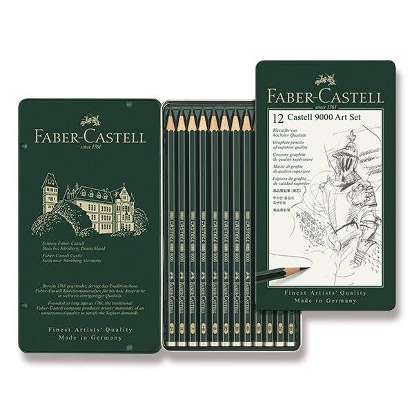 Grafitové tužky Faber-Castell sada 12ks