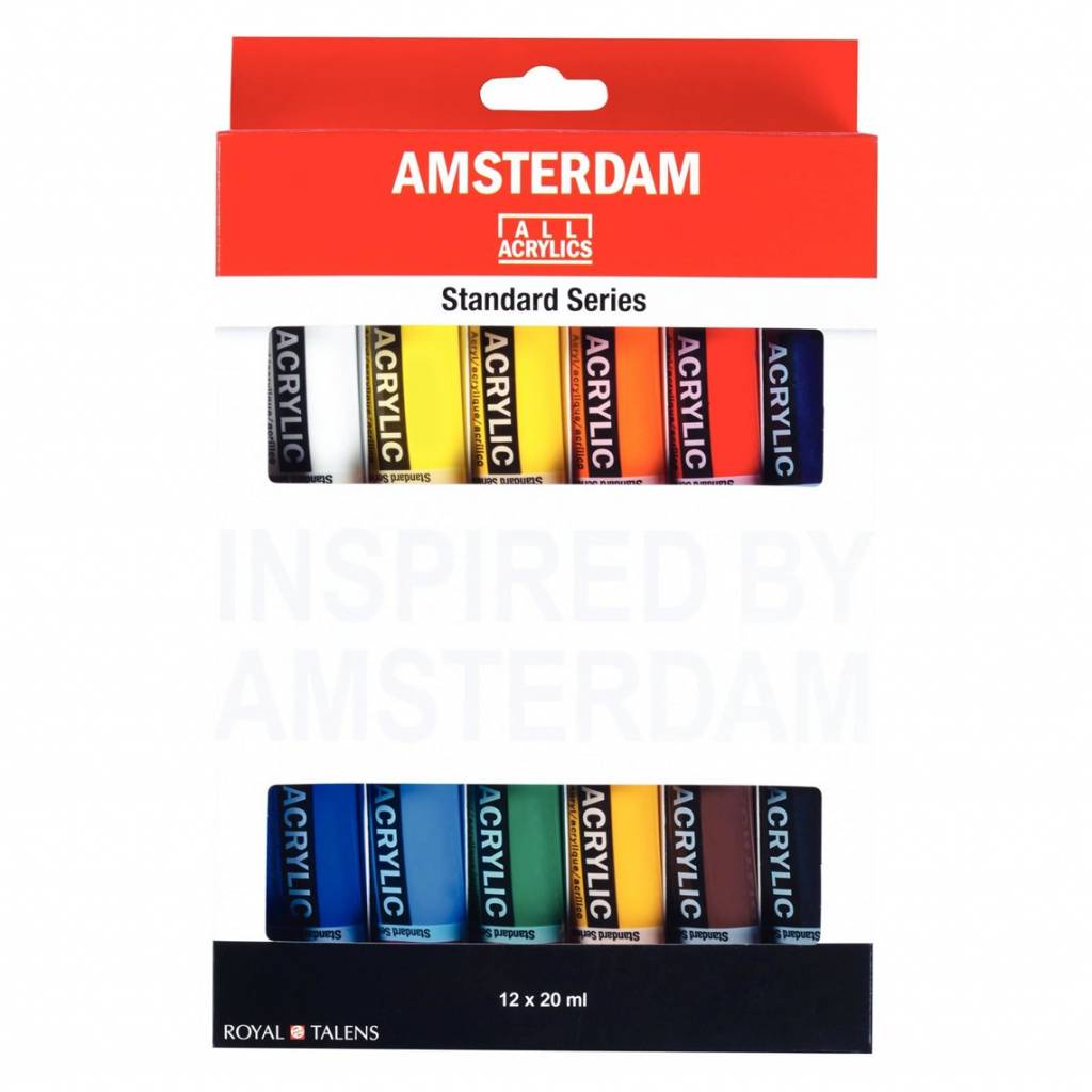 Akrylové barvy Amsterdam 12x20ml