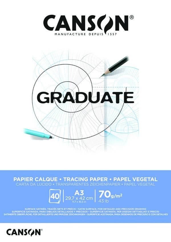 Graduate Calque skicák A3