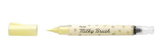 Pentel Milky Brush - různé druhy: Yellow