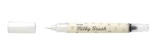 Pentel Milky Brush - různé druhy: White