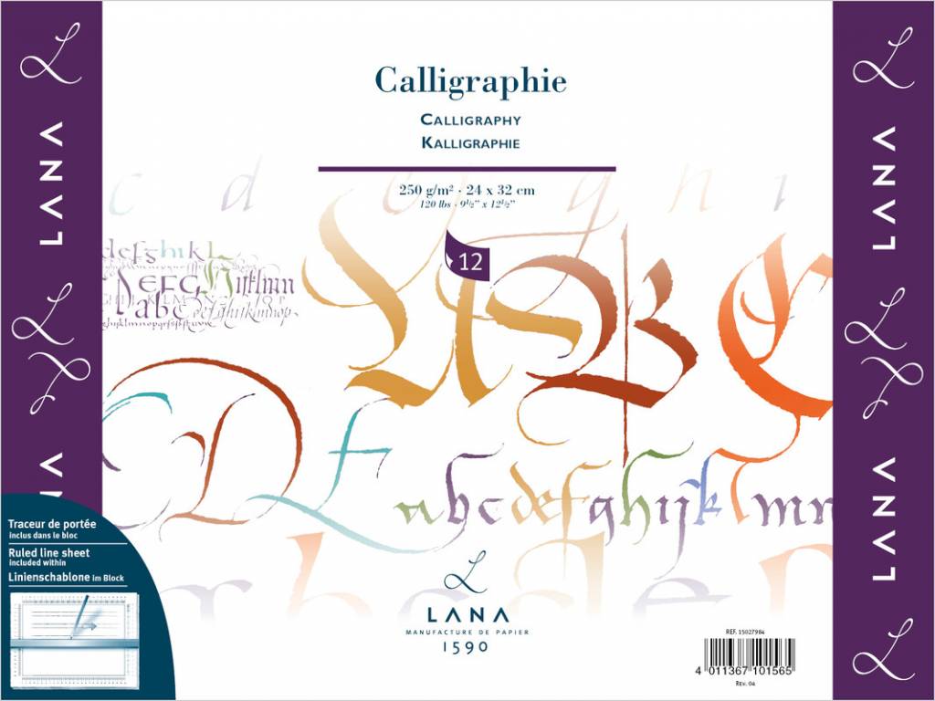 Blok na kaligrafii Lana 24x32cm