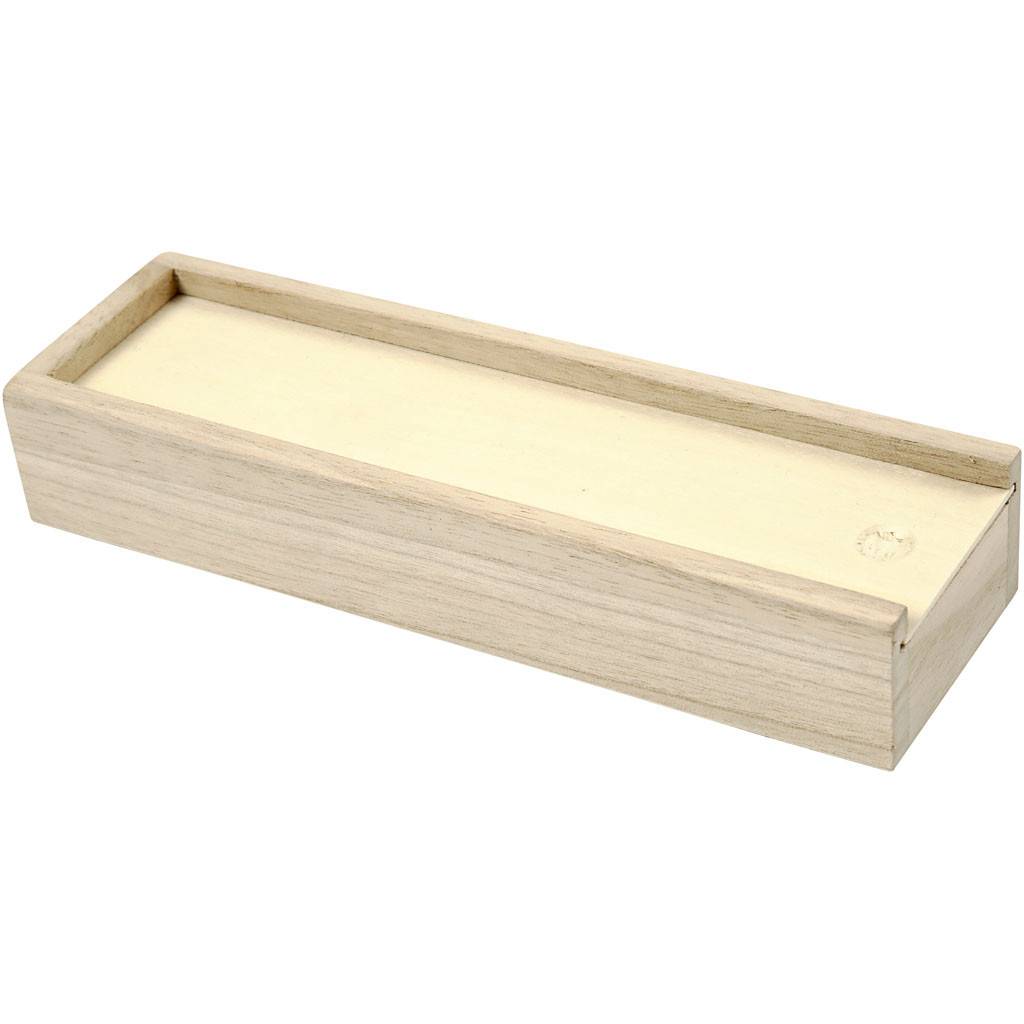 Dřevěný penál 20x6x3,5cm