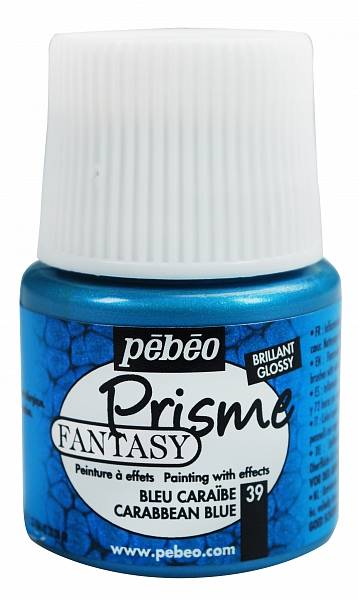Barvy Pébéo Fantasy Prisme: 39Caribbean modrá (45ml)