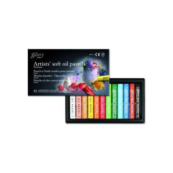 Olejové pastely Gallery - sada 12ks