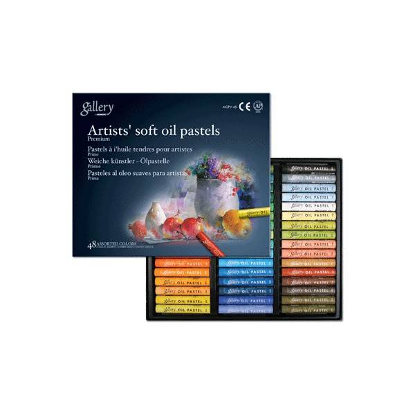 Olejové pastely Gallery - sada 48ks