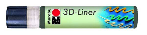 3D Liner na vodní bázi Marabu: 678 Šedá - 3D liner Marabu