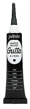 Kontury na hedvábí Gutta: Černá - Kontura Gutta (20ml)