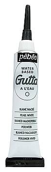 Kontury na hedvábí Gutta: Bílá - Kontura Gutta (20ml)