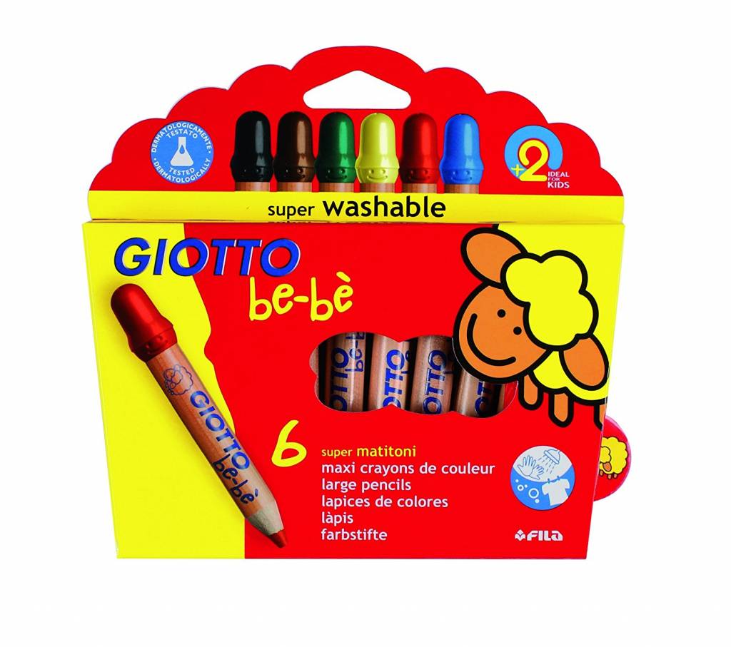 Pastelky GIOTTO be-bé sada 6ks